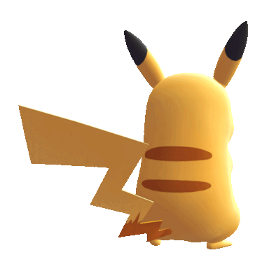 Pikachu, Back, in Let's Go, Pikachu! & Let's Go, Eevee!