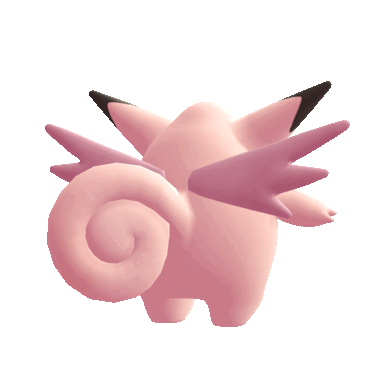 Clefable, Back, in Let's Go, Pikachu! & Let's Go, Eevee!