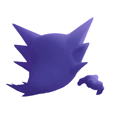 Haunter, Back, in Let's Go, Pikachu! & Let's Go, Eevee!