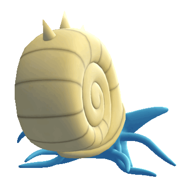 Omastar, Back, in Let's Go, Pikachu! & Let's Go, Eevee!