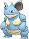 Nidoqueen, Front, in Omega Ruby & Alpha Sapphire