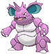 Nidoking, Front, in Omega Ruby & Alpha Sapphire