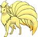 Ninetales, Front, in Omega Ruby & Alpha Sapphire
