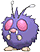 Venonat, Front, in Omega Ruby & Alpha Sapphire