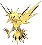 Zapdos, Front, in Omega Ruby & Alpha Sapphire