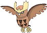 Noctowl, Front, in Omega Ruby & Alpha Sapphire