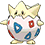 Togepi, Front, in Omega Ruby & Alpha Sapphire