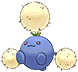 Jumpluff, Front, in Omega Ruby & Alpha Sapphire