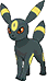 Umbreon, Front, in Omega Ruby & Alpha Sapphire