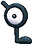 Unown L, Front, in Omega Ruby & Alpha Sapphire