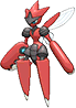 Scizor Mega, Front, in Omega Ruby & Alpha Sapphire