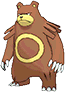 Ursaring, Front, in Omega Ruby & Alpha Sapphire