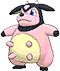 Miltank, Front, in Omega Ruby & Alpha Sapphire