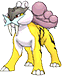 Raikou, Front, in Omega Ruby & Alpha Sapphire
