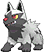 Poochyena, Front, in Omega Ruby & Alpha Sapphire