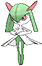 Kirlia, Front, in Omega Ruby & Alpha Sapphire