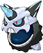 Glalie Mega, Front, in Omega Ruby & Alpha Sapphire