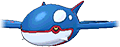 Kyogre, Front, in Omega Ruby & Alpha Sapphire