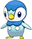 Piplup, Front, in Omega Ruby & Alpha Sapphire