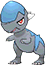 Cranidos, Front, in Omega Ruby & Alpha Sapphire