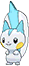 Pachirisu, Front, in Omega Ruby & Alpha Sapphire