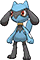 Riolu, Front, in Omega Ruby & Alpha Sapphire