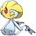 Uxie, Front, in Omega Ruby & Alpha Sapphire