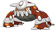 Heatran, Front, in Omega Ruby & Alpha Sapphire