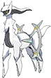 Arceus Steel, Front, in Omega Ruby & Alpha Sapphire