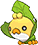 Sewaddle, Front, in Omega Ruby & Alpha Sapphire