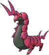 Scolipede, Front, in Omega Ruby & Alpha Sapphire