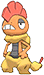 Scrafty, Front, in Omega Ruby & Alpha Sapphire