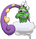 Tornadus Incarnate Forme, Front, in Omega Ruby & Alpha Sapphire