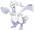 Reshiram, Front, in Omega Ruby & Alpha Sapphire