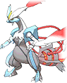 Kyurem White, Front, in Omega Ruby & Alpha Sapphire