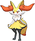Braixen, Front, in Omega Ruby & Alpha Sapphire