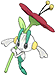Floette Red Flower, Front, in Omega Ruby & Alpha Sapphire
