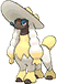 Furfrou Debutante Trim, Front, in Omega Ruby & Alpha Sapphire