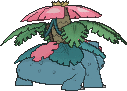 Venusaur Mega, Back, in Omega Ruby & Alpha Sapphire