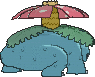 Venusaur, Back, in Omega Ruby & Alpha Sapphire