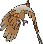 Fearow, Back, in Omega Ruby & Alpha Sapphire