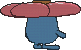 Vileplume, Back, in Omega Ruby & Alpha Sapphire