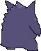 Gengar, Back, in Omega Ruby & Alpha Sapphire