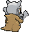 Cubone, Back, in Omega Ruby & Alpha Sapphire