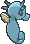 Horsea, Back, in Omega Ruby & Alpha Sapphire