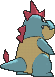 Croconaw, Back, in Omega Ruby & Alpha Sapphire