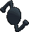 Unown S, Back, in Omega Ruby & Alpha Sapphire