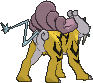 Raikou, Back, in Omega Ruby & Alpha Sapphire