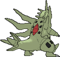 Tyranitar Mega, Back, in Omega Ruby & Alpha Sapphire