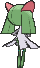 Kirlia, Back, in Omega Ruby & Alpha Sapphire